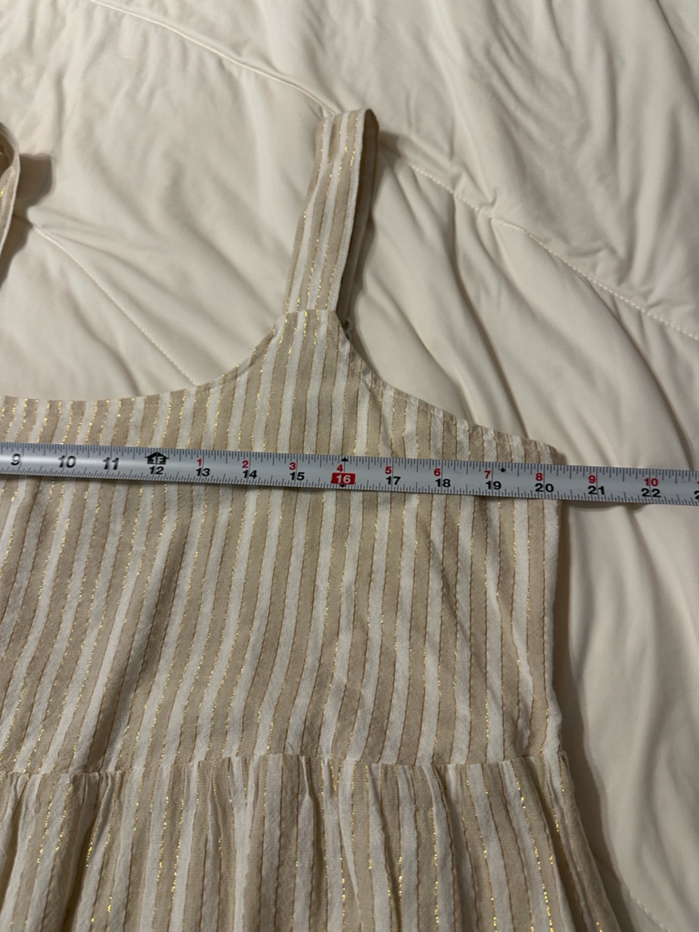 Linda Anderson Sandy Stripes Tiered Sundress - NWOT - Size XL (estimated) - Picture 13 of 14